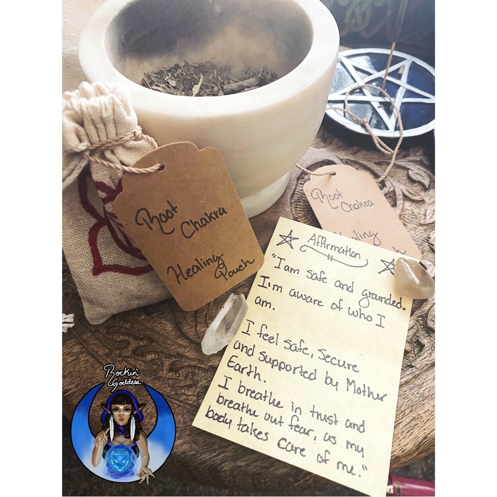 Root Chakra Healing Pouch